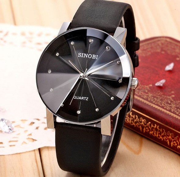 SINOBI Crystal Alloy Elegant Quartz Black   em 12x