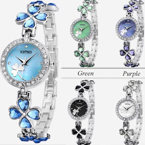 Kimio - Crystal Quartz Bracelet Watch   em 12x