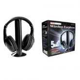 5 in 1 Wireless Headphone with FM for PC TV MP3   em 12x